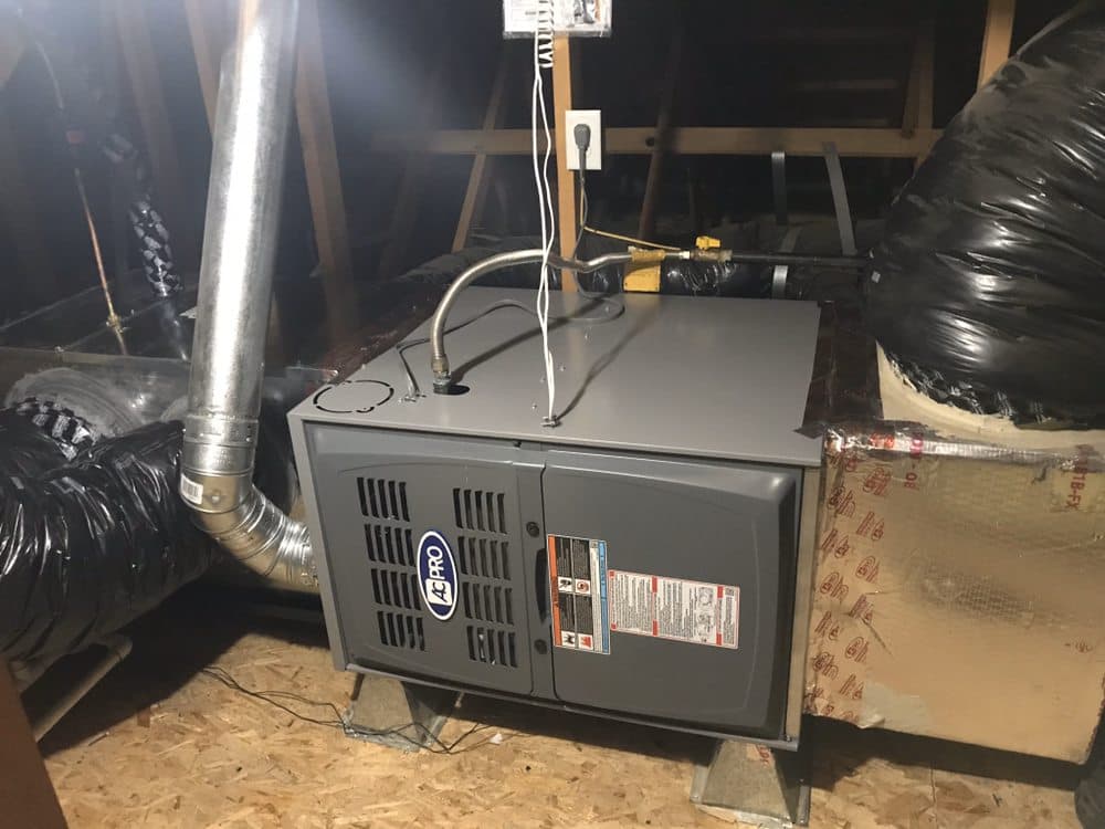 5-ton 16-SEER two-stage system installed by Dickinson Heating & Air Conditioning
